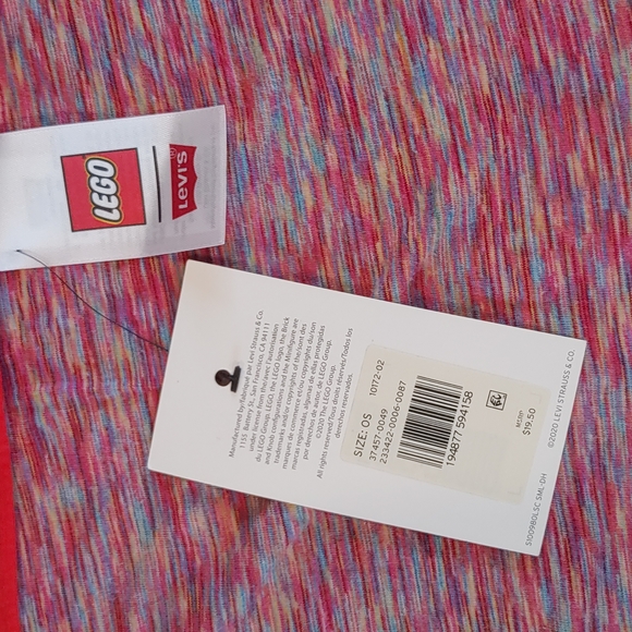 LEGO x Levi's collaboration tee w/colab bandana...FIRE! both included and NWT - Picture 9 of 9